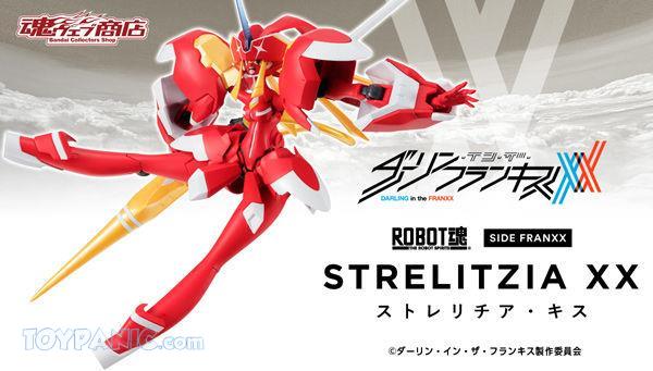 In STOCK Bandai Robot Spirits Darling in the Franxx Strelizia XX Action Figure 