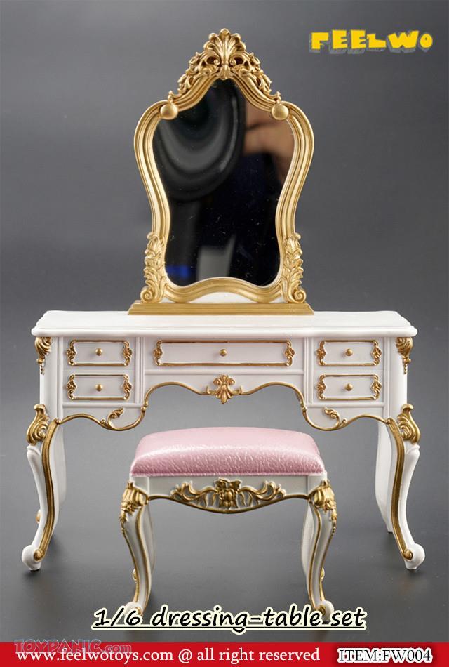 1 6 Dressing Table Set White Pink Chair Only Myr248 00 1 6 Dressing Table Set White Pink