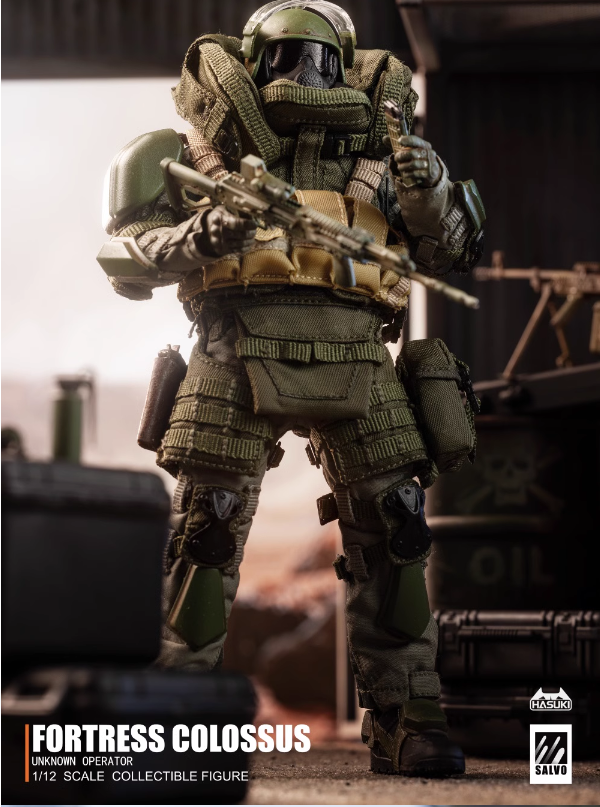 Salvo Series: Black Ops Unknown Operator (1:12 Scale), 1:12 Scale Military